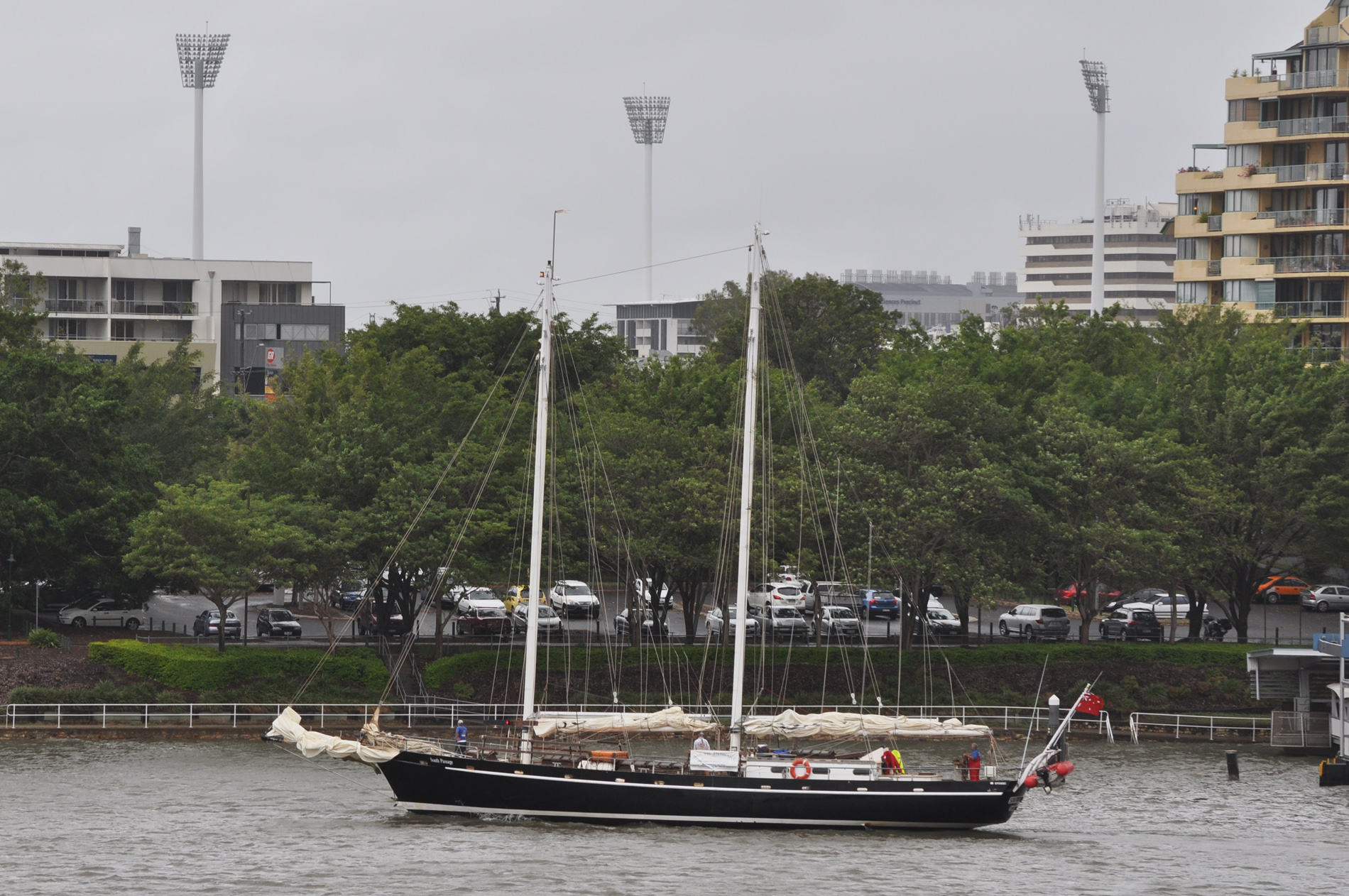 “South Passage” has a wet weekend on the Humbug 26 & 27 Jan 2013