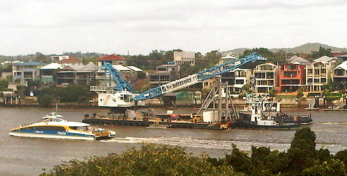 Waterway’s 200t Crane 12 March 2011