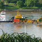 Tugboat “Sunrise” and Crane Barge 31 Jan 2012