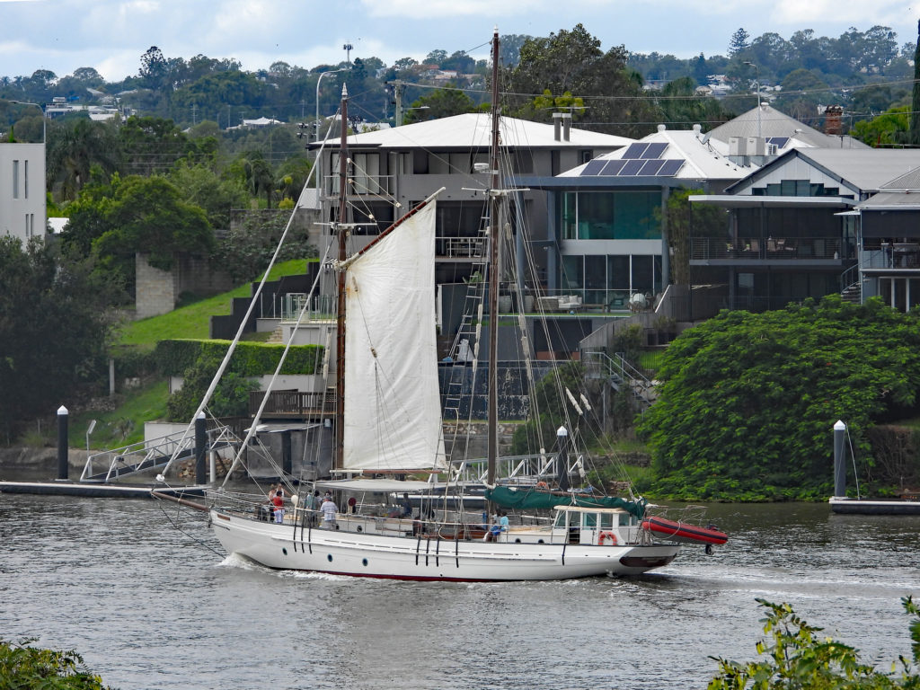 Tall Ship Adventures ~ “Derwent Hunter” graces the Humbug ~ 27th Feb 2021