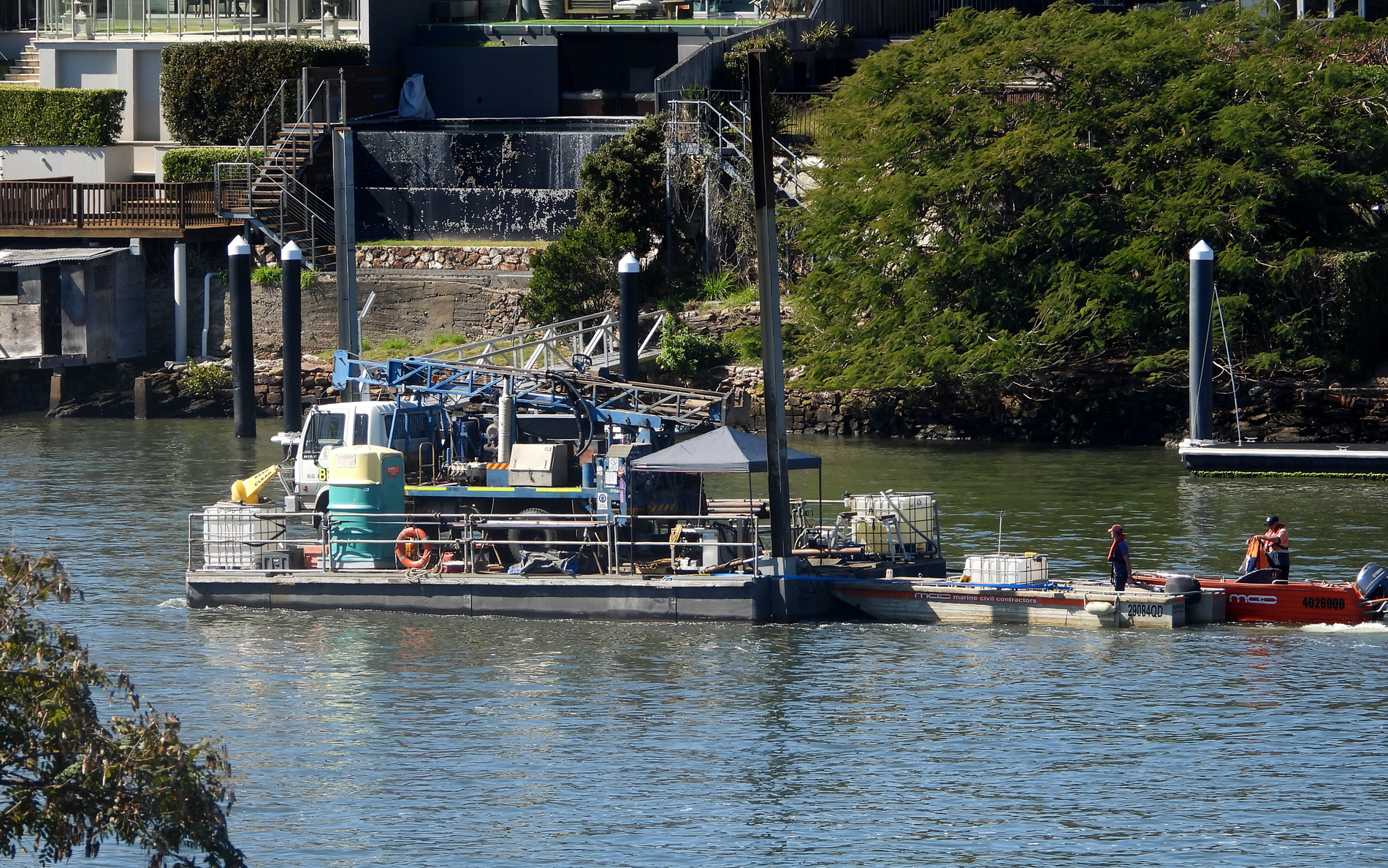 “A Busy Drill Rig” ~ 21 & 25 Aug 2021