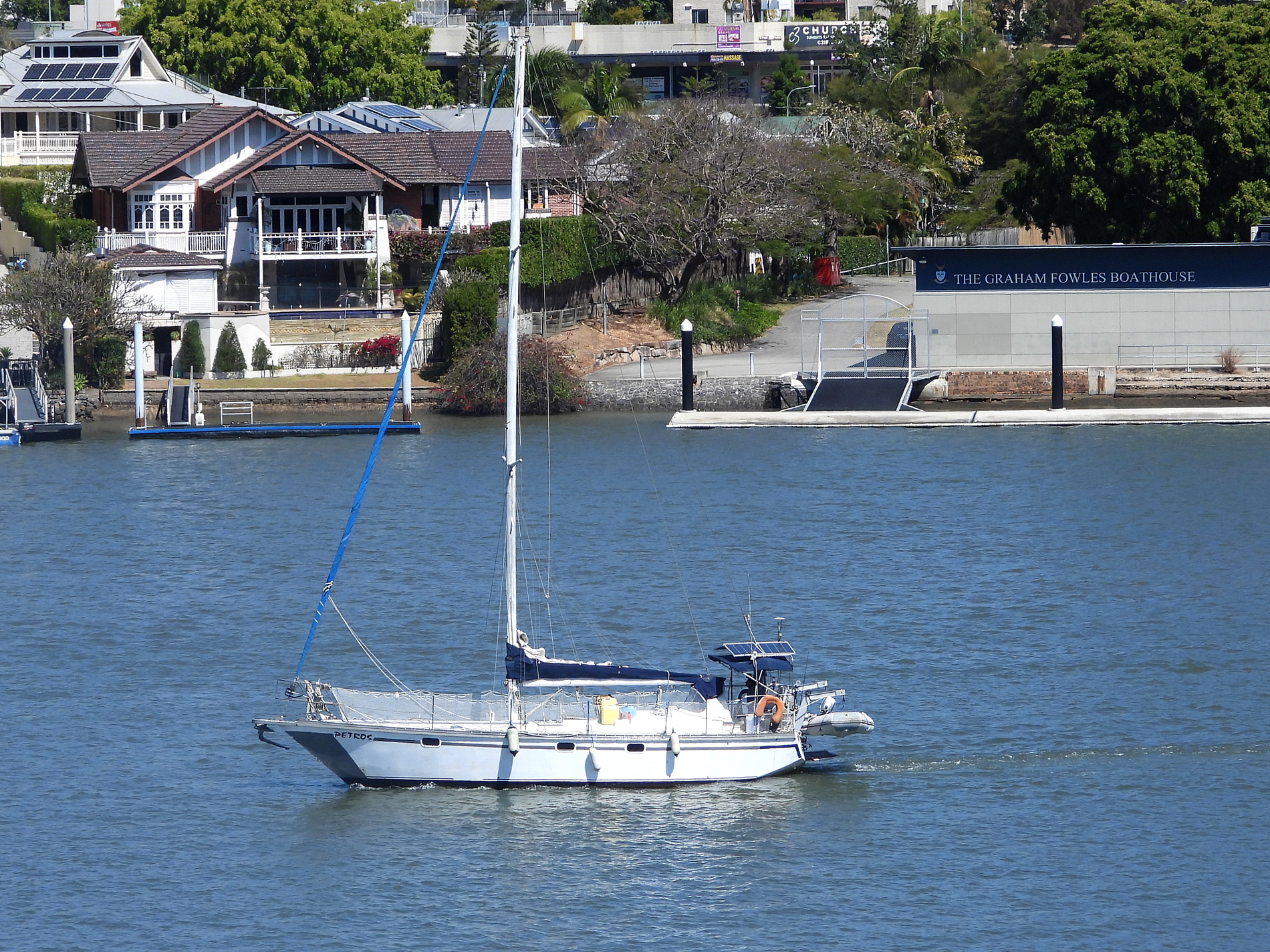 A man, his Yacht ‘Petros’ and his Dog ~ 24 Sept 2021