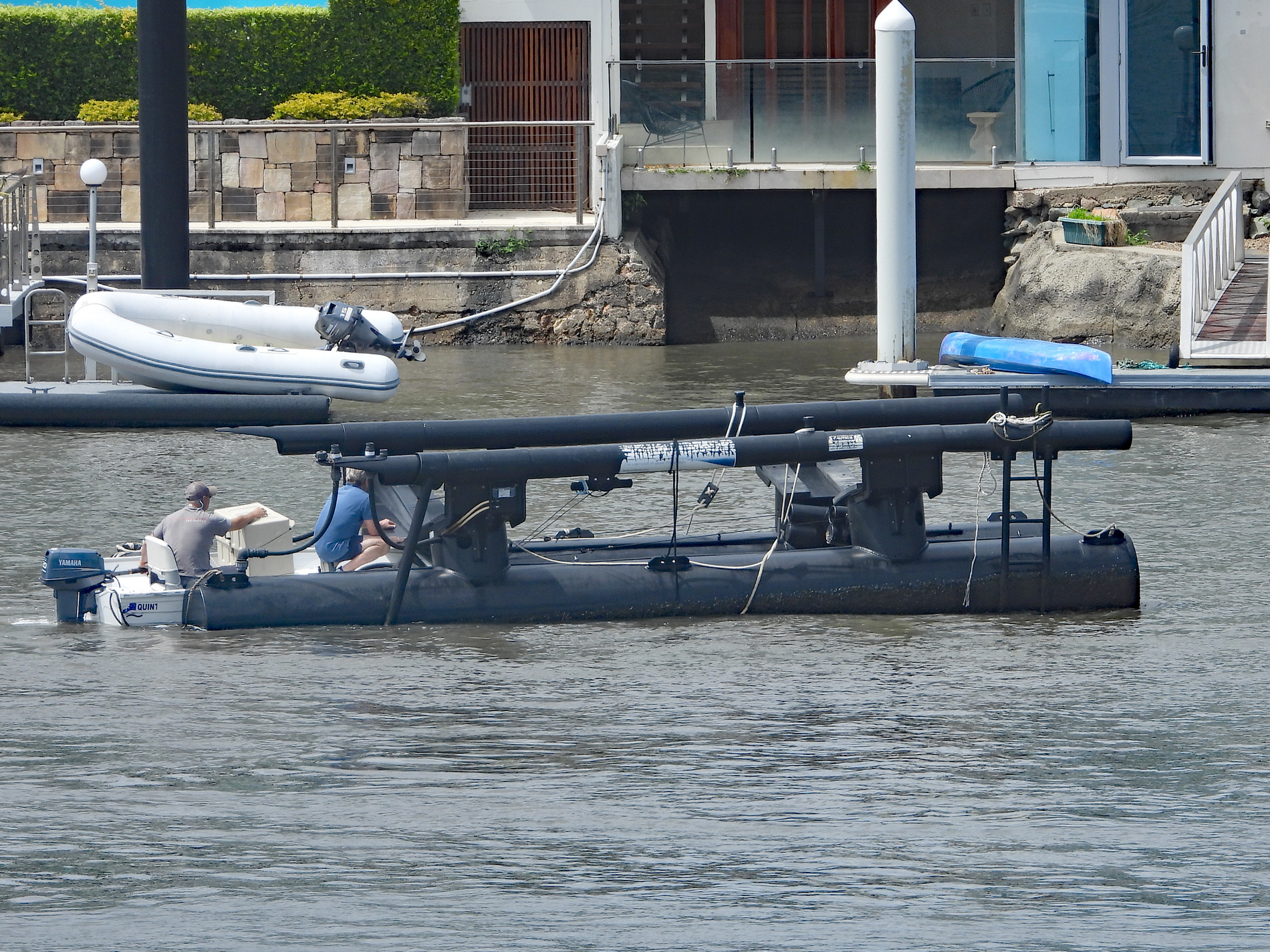 Lift Pontoon & Boat ~ 23 Oct 2021