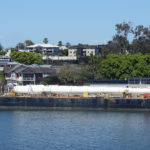 ‘PT May’ with ‘masts’ for Neville Bonner Bridge at Southbank ~ 13 Sep 2022